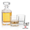 Cassidy Decanter Set & Ice Cubes