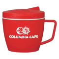 14 Oz. Thermal Mug With Spoon And Fork Set