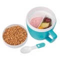 14 Oz. Thermal Mug With Spoon And Fork Set