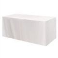 Fitted Poly/Cotton 4-sided Table Cover - Fits 6' Standard...