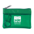 Translucent Zippered Coin Pouch