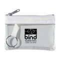 Translucent Zippered Coin Pouch