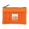 Translucent Zippered Coin Pouch