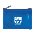 Translucent Zippered Coin Pouch