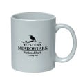 11 Oz. Colored Stoneware Mug With C-Handle