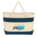 Large Cruising Tote Bag With Rope Handles
