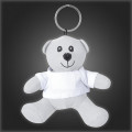 Mini Reflective Bear Key Tag