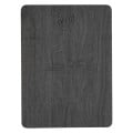 Woodgrain Wireless Charging Mouse Pad With Phone Stand