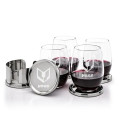 Baldoni Coasters & Stanford Stemless Wine Set