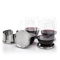 Baldoni Coasters & RIEDEL Stemless Wine Set