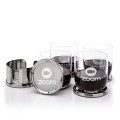 Baldoni Coasters & Dunhill Stemless Wine Set