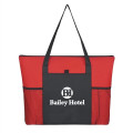 Non-Woven Voyager Zippered Tote Bag