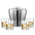 Genoa Ice Bucket & Marbella On-the-Rocks Set