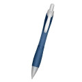 Rio Ballpoint Pen With Contoured Rubber Grip