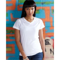 SubliVie Women's Polyester Sublimation V-Neck Tee