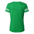 LAT Women's Football V-Neck Fine Jersey Tee