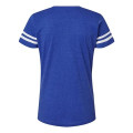 LAT Women's Football V-Neck Fine Jersey Tee