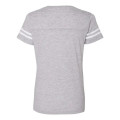 LAT Women's Football V-Neck Fine Jersey Tee