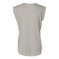 BELLA + CANVAS Women's Flowy Rolled Cuffs Muscle Tee