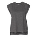 BELLA + CANVAS Women's Flowy Rolled Cuffs Muscle Tee