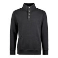 J. America Men's Ripple Fleece Snap Sweatshirt