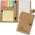 Recycled Jotter W/Post A Note & Flag Set