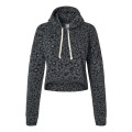 J. America Women's Crop Hooded Sweatshirt