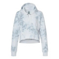 J. America Women's Crop Hooded Sweatshirt