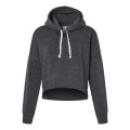 J. America Women's Crop Hooded Sweatshirt