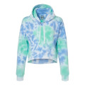 J. America Women's Crop Hooded Sweatshirt