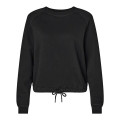 LAT Women's Relaxed 3-End Boxy Fleece Crewneck Sweatshirt