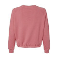 LAT Women's Relaxed 3-End Boxy Fleece Crewneck Sweatshirt
