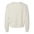 LAT Women's Relaxed 3-End Boxy Fleece Crewneck Sweatshirt
