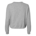 LAT Women's Relaxed 3-End Boxy Fleece Crewneck Sweatshirt