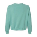 LAT Women's Relaxed 3-End Boxy Fleece Crewneck Sweatshirt