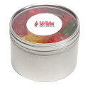 Gummy Bears in Lg Round Window Tin