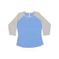 LAT Women's Baseball Fine Jersey Three-Quarter Sleeve Tee