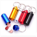 Pill case key chain