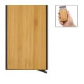 Bamboo RFID Data Blocking Card Holder