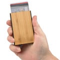 Bamboo RFID Data Blocking Card Holder