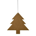 Leatherette Ornament - Tree