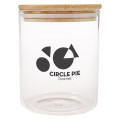 Glass Container With Bamboo Lid