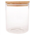 Glass Container With Bamboo Lid