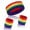 Unisex Solid Color Sports Headband Wristband Set 