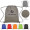 Wave Design Non-Woven Drawstring Bag