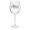 19 oz. ARC Cachet White Custom Etched Wine Glasses