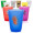 16 oz. Frost Flex Frosted Plastic Stadium Cup