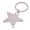 Star Shaped Metal Keychain