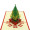 Tree Shaped Stereo Greeting Card