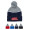 Two-Tone Tamy Beanie With Pom